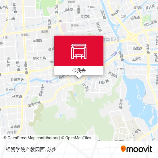 经贸学院产教园西地图