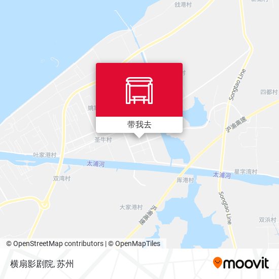 横扇影剧院地图