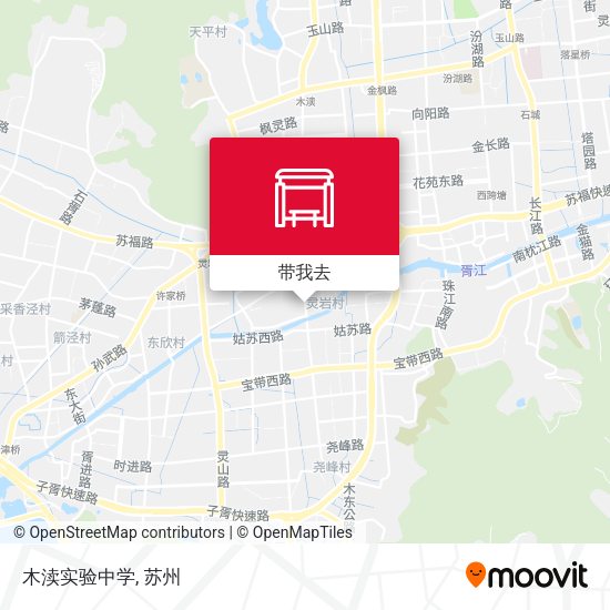 木渎实验中学地图