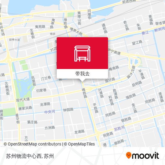 苏州物流中心西地图