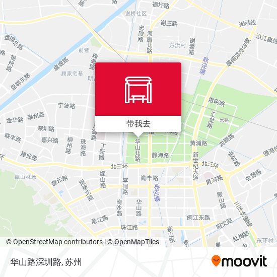 华山路深圳路地图