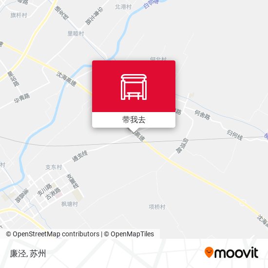 廉泾地图