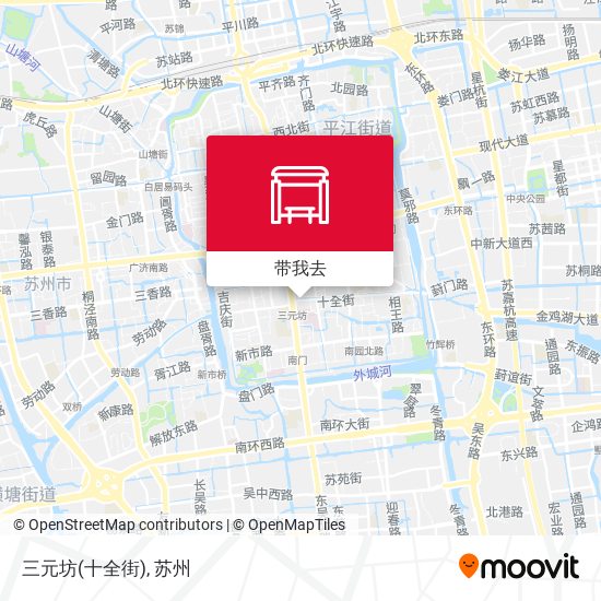 三元坊(十全街)地图