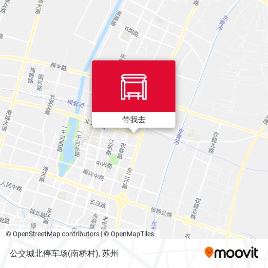 公交城北停车场(南桥村)地图