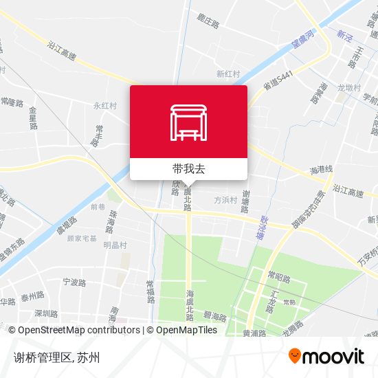 谢桥管理区地图
