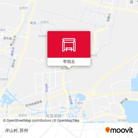 岸山村地图