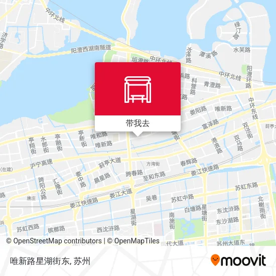 唯新路星湖街东地图