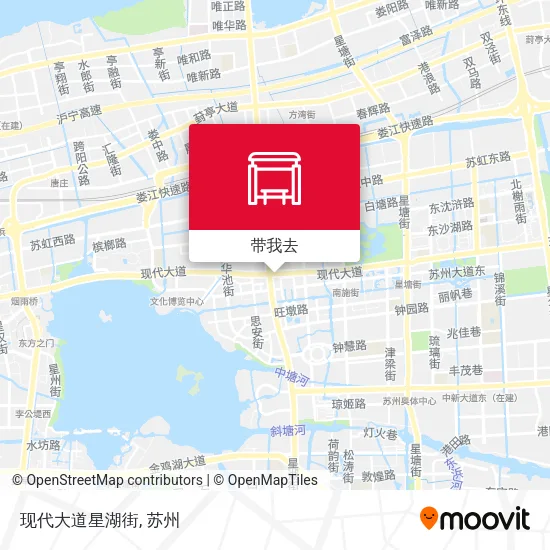 现代大道星湖街地图