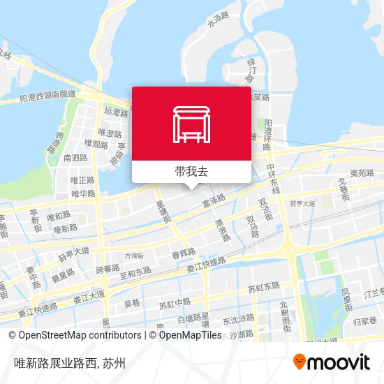 唯新路展业路西地图