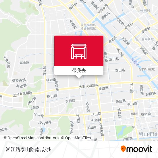 湘江路泰山路南地图