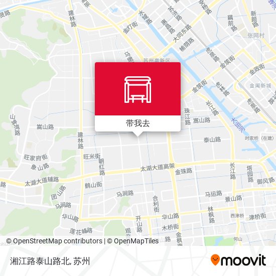 湘江路泰山路北地图