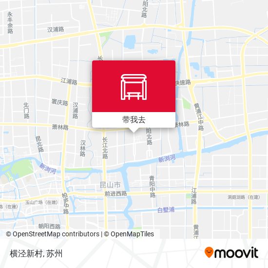 横泾新村地图