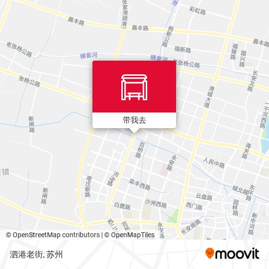 泗港老街地图