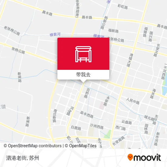 泗港老街地图
