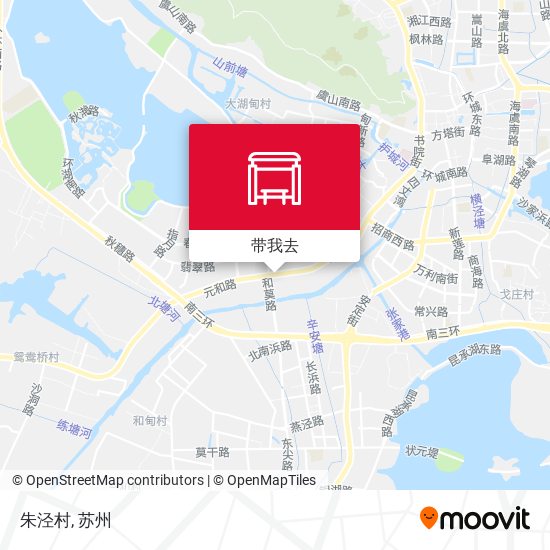 朱泾村地图
