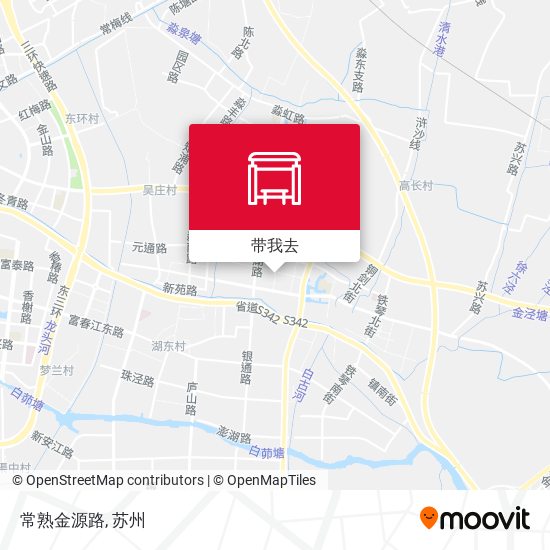 常熟金源路地图