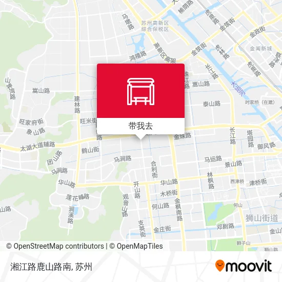 湘江路鹿山路南地图