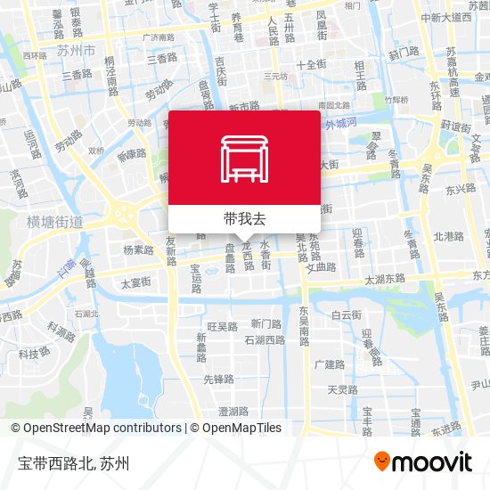 宝带西路北地图