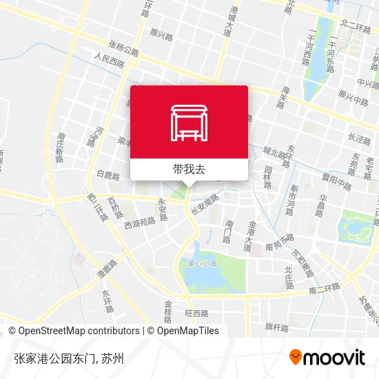 张家港公园东门地图