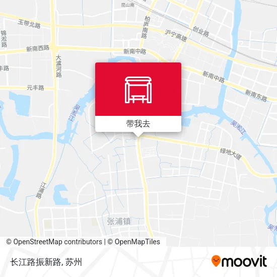 长江路振新路地图