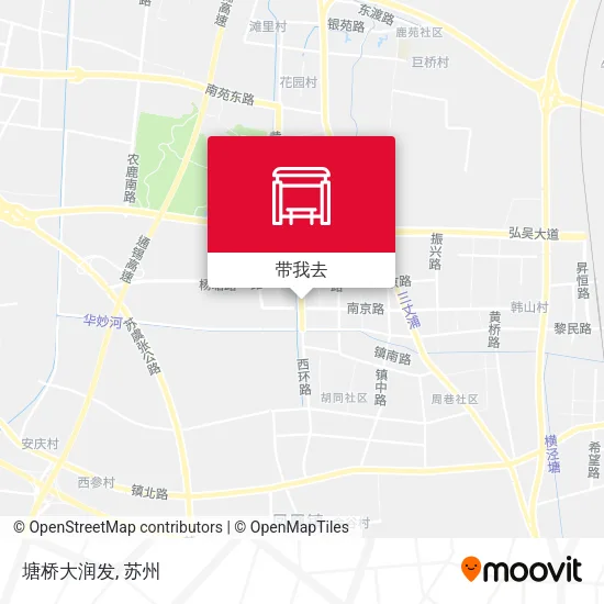 塘桥大润发地图