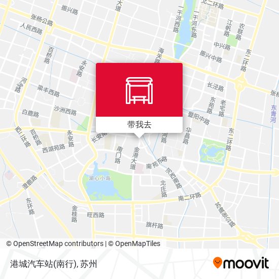 港城汽车站(南行)地图