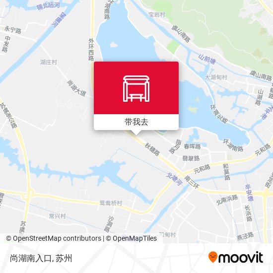 尚湖南入口地图