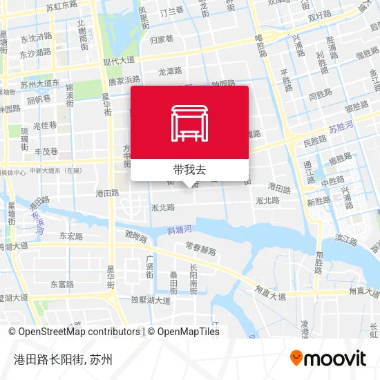 港田路长阳街地图