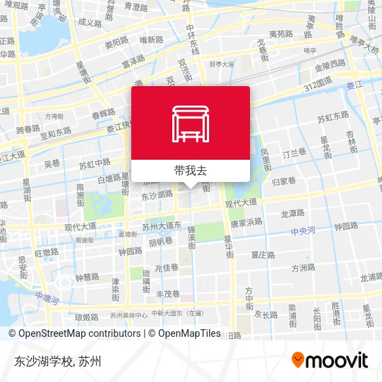 东沙湖学校地图