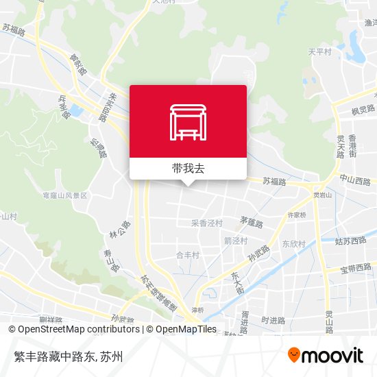 繁丰路藏中路东地图
