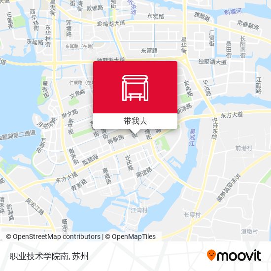 职业技术学院南地图