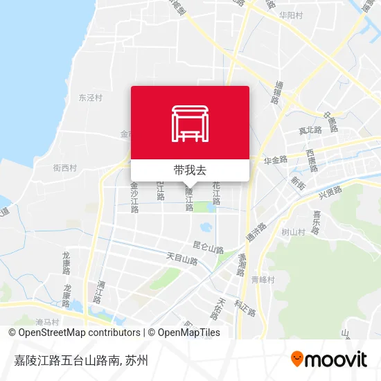 嘉陵江路五台山路南地图
