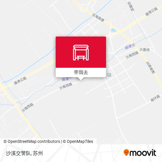 沙溪交警队地图