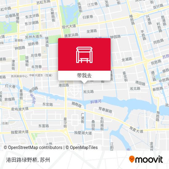 港田路绿野桥地图