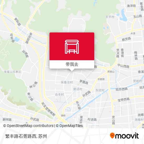 繁丰路石胥路西地图