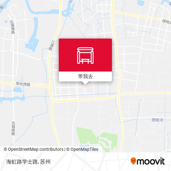 海虹路学士路地图