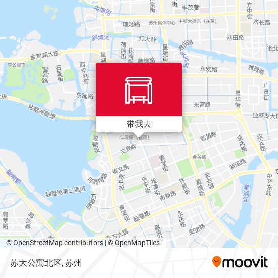 苏大公寓北区地图