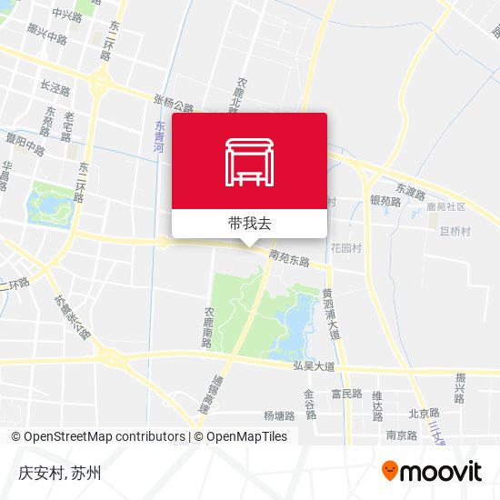 庆安村地图