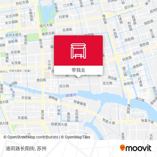 港田路长阳街地图