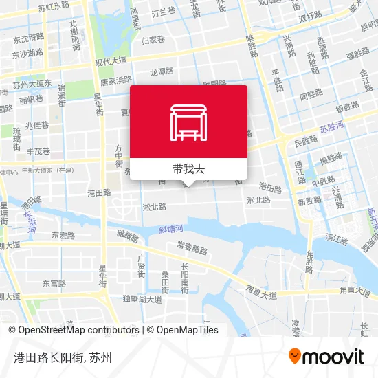 港田路长阳街地图