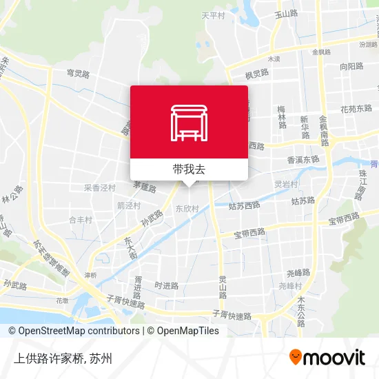 上供路许家桥地图
