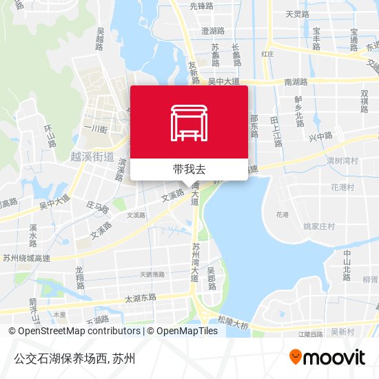 公交石湖保养场西地图