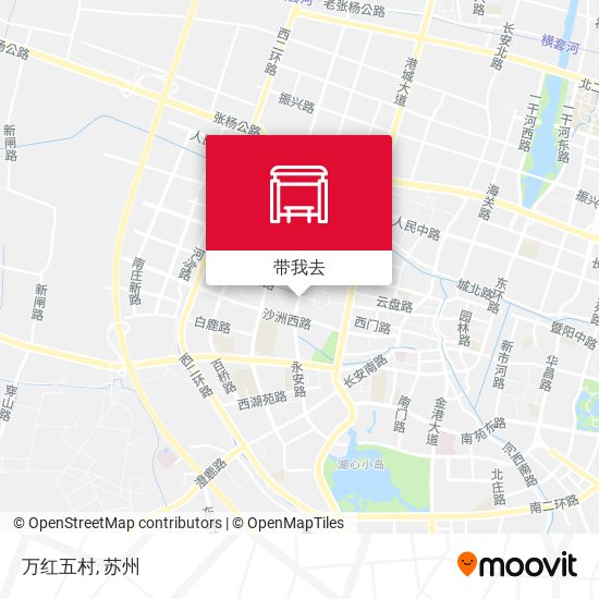 万红五村地图