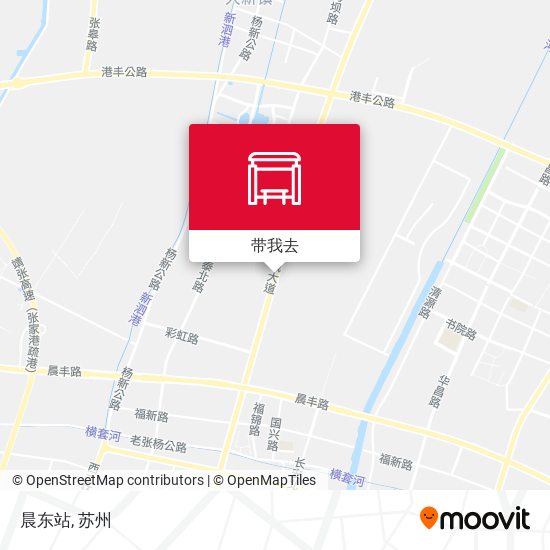 晨东站地图
