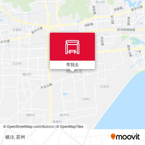 横泾地图