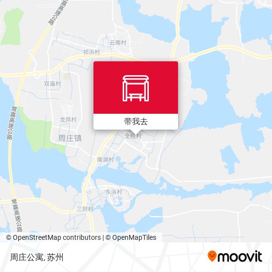 周庄公寓地图