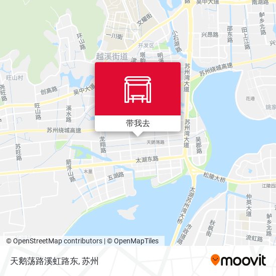 天鹅荡路溪虹路东地图