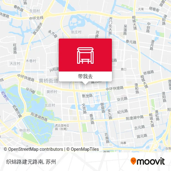 织锦路建元路南地图
