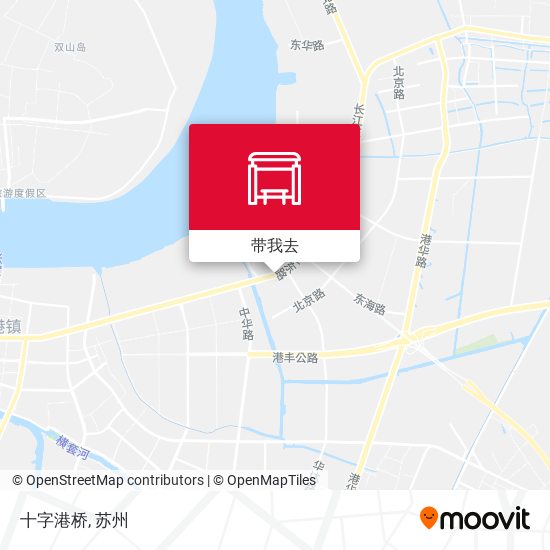 十字港桥地图