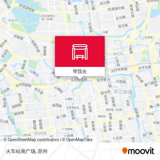 火车站南广场地图
